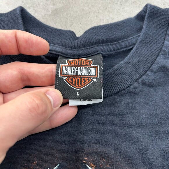 Y2K HARLEY DAVIDSON GRAPHIC TEE MENS XL ANNAPOLIS MARYLAND SHORT SLEEVE - Picture 6 of 11